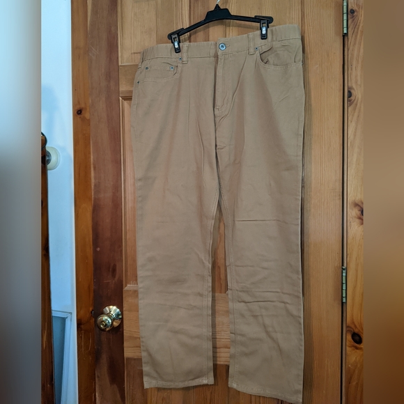 Iron Co. Pants Mens Iron Co Comfort Fit Classic Straight Leg Pants